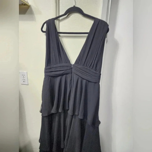 Lulus Amazing Evening Black Tiered Maxi Dress Wedding Party Prom Bridesmaid - Picture 11 of 11